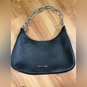 Michael Kors Black Leather Shoulder Bag